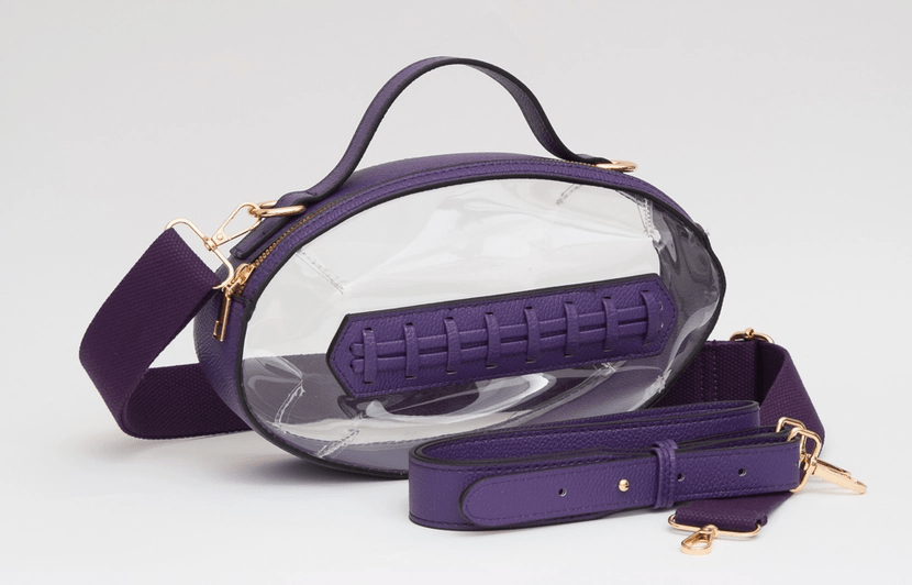 Stadium Clear Football Handbag - themonogram manor 