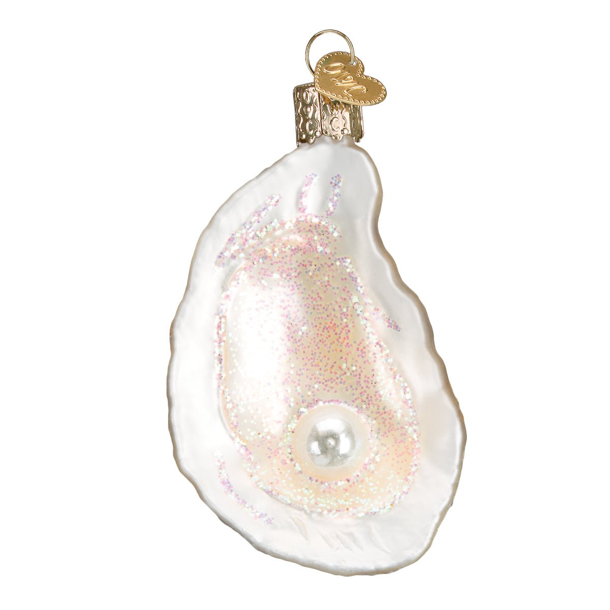 Oyster With Pearl Ornament - themonogram manor 