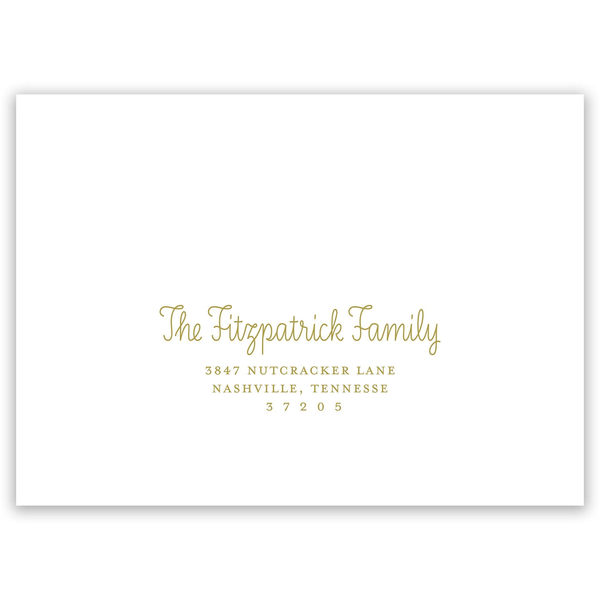 nutcracker plaid border portrait christmas card - themonogram manor 