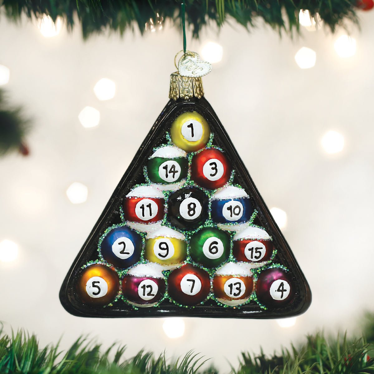Billiard Balls Ornament - #themonogram manor #