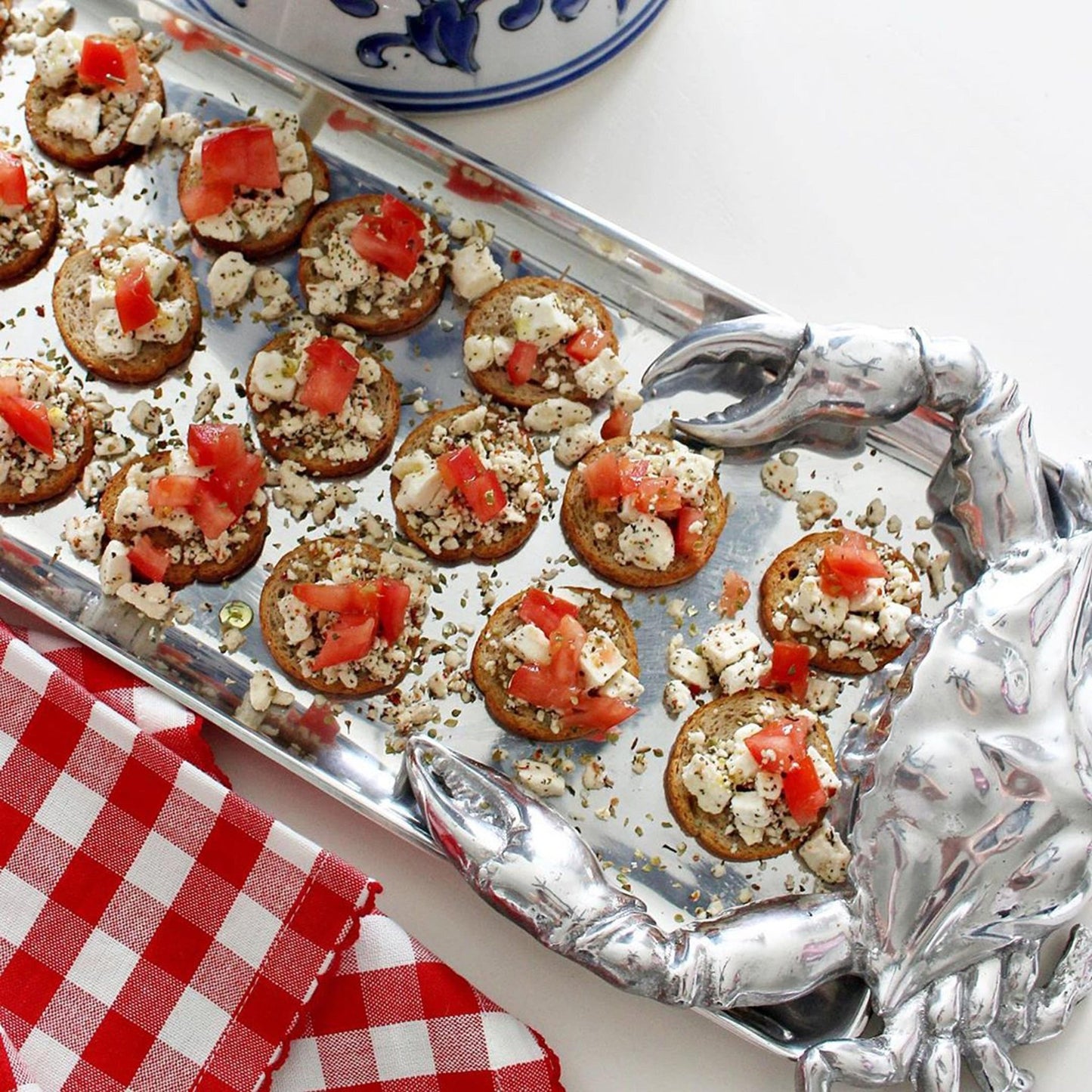 Crab Oblong Tray - themonogram manor 