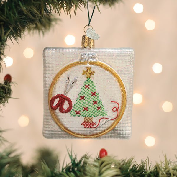 Christmas Cross Stitch Ornament - themonogram manor 