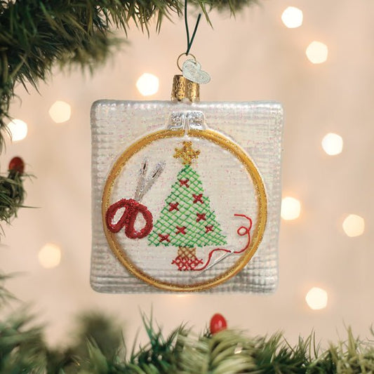 Christmas Cross Stitch Ornament - themonogram manor 