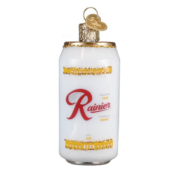 Rainier Beer Can Ornament - themonogram manor 