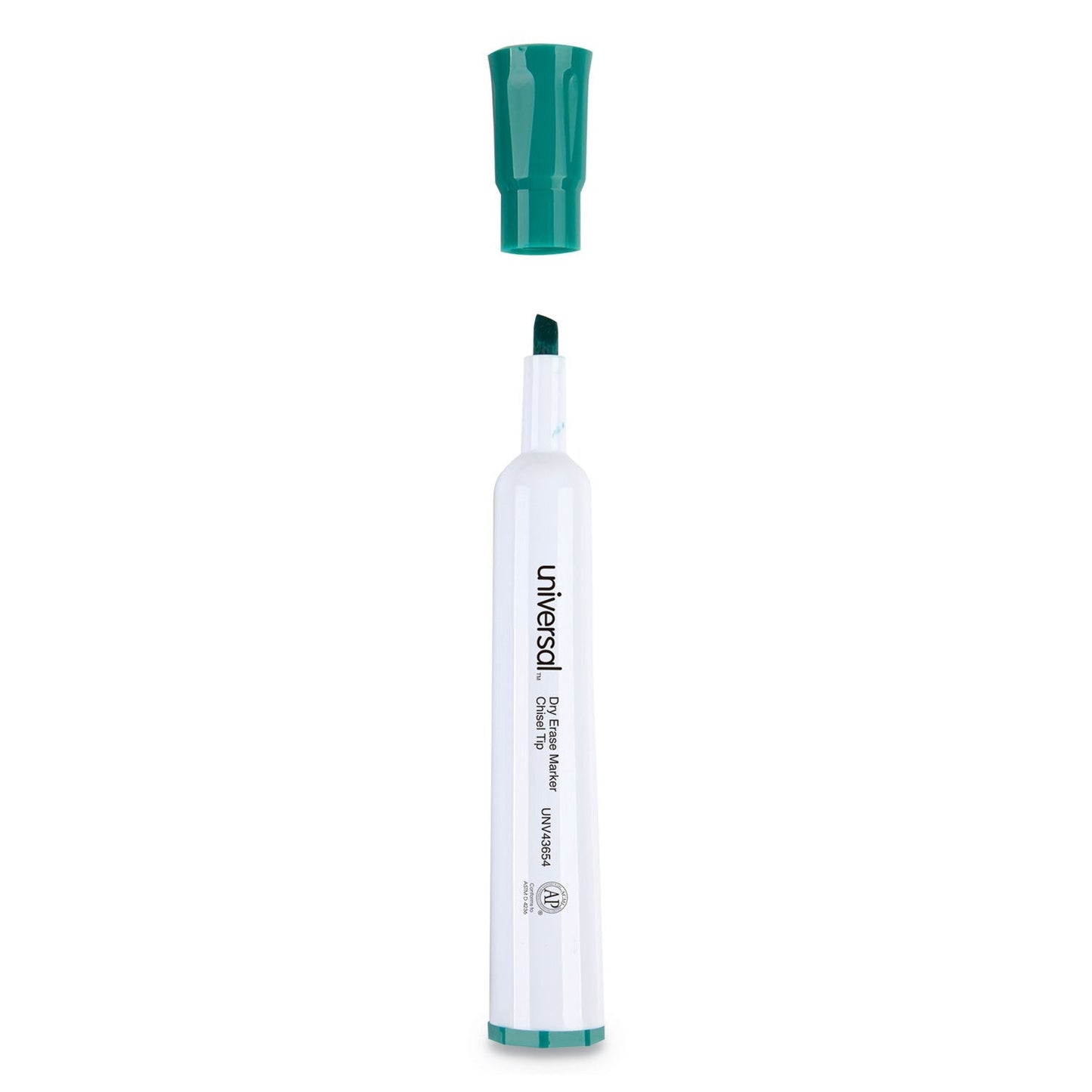Universal Dry Erase Marker, Broad Chisel Tip, Green, Dozen - themonogram manor 