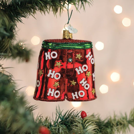 Holiday Boxer Shorts Ornament - themonogram manor 