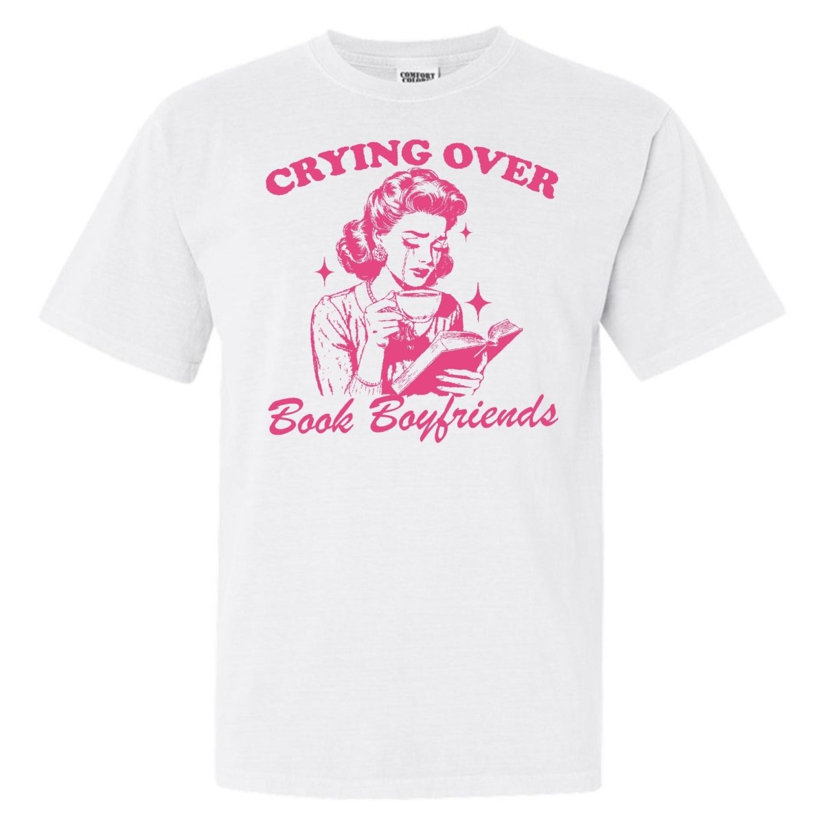 'Crying Over Book Boyfriends' T-Shirt - themonogram manor 