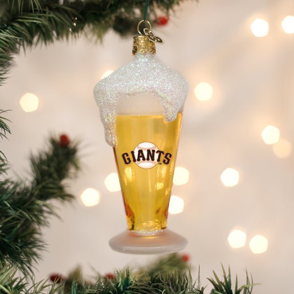Giants Glass Of Beer Ornament - #themonogram manor #