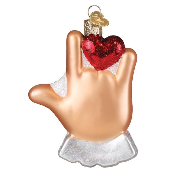 Love Sign Language Ornament - themonogram manor 