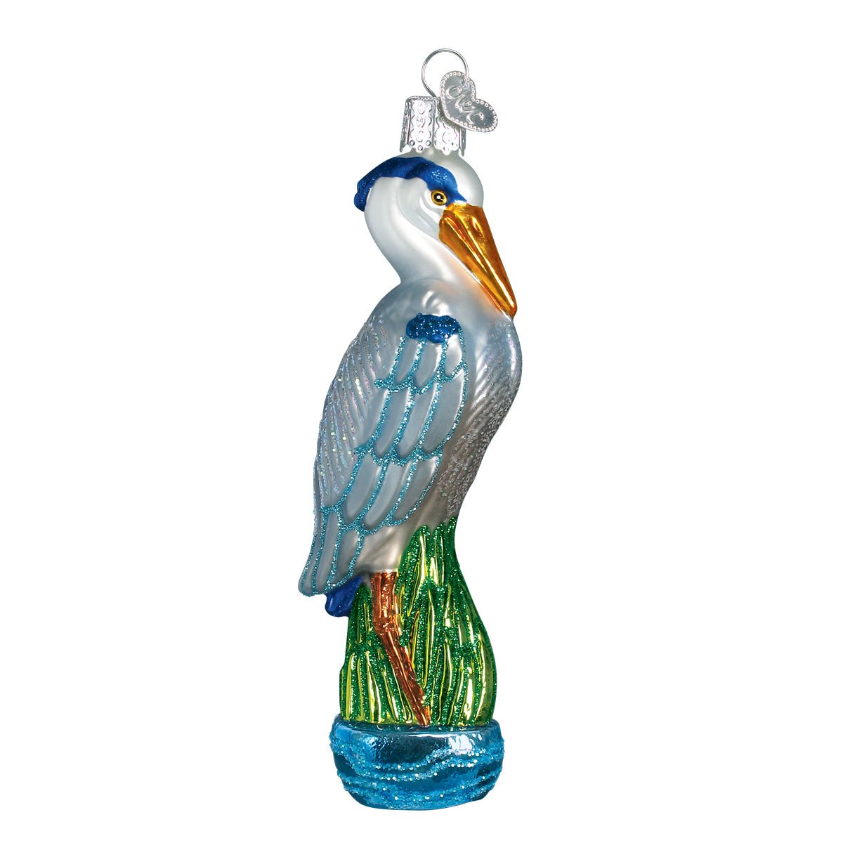 Great Blue Heron Ornament - themonogram manor 