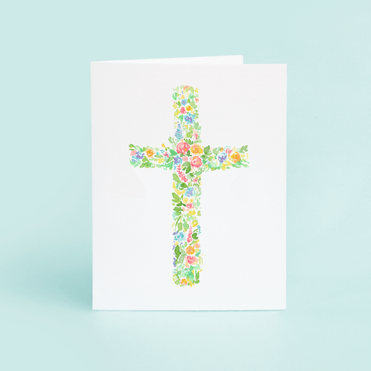 Floral Cross - themonogram manor 