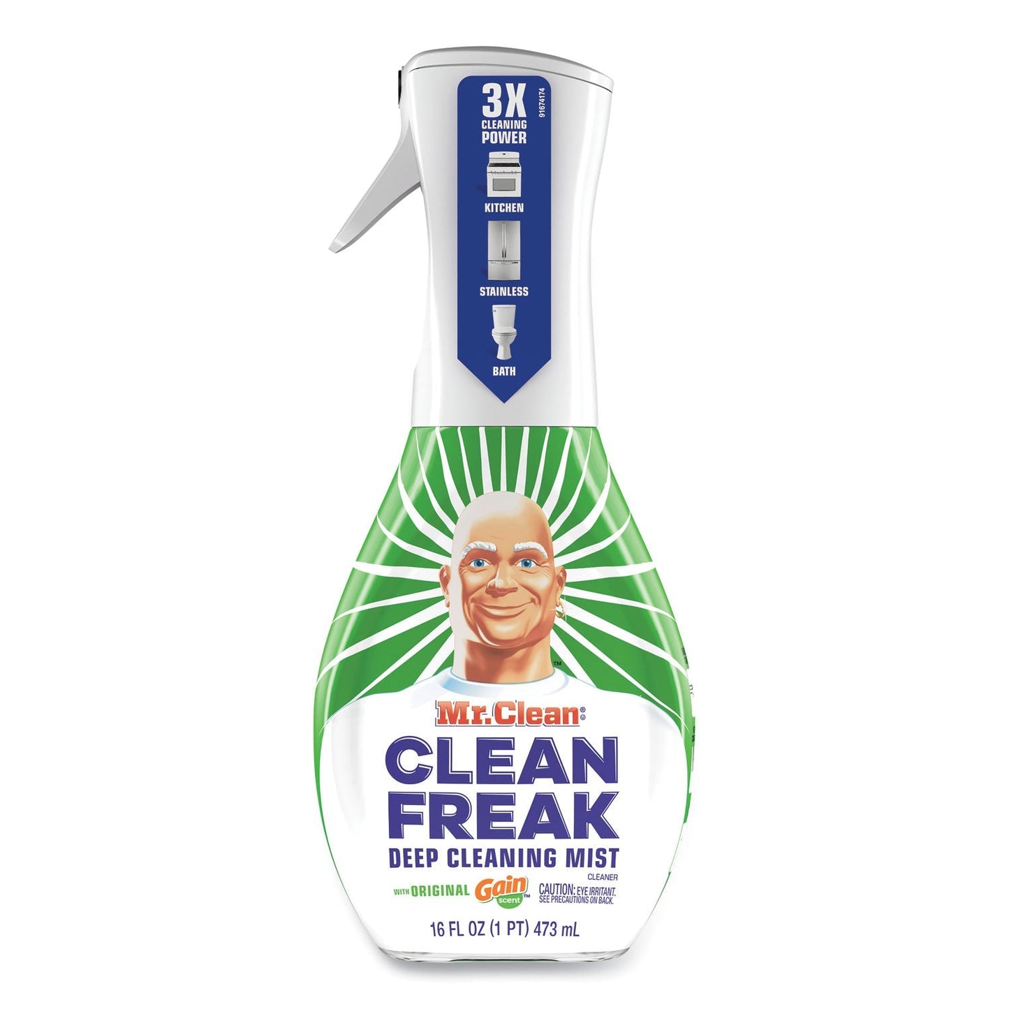 Mr. Clean Clean Freak Deep Cleaning Mist Multi - Surface Spray, Gain Original, 16 oz Spray Bottle, 6/Carton - themonogram manor 