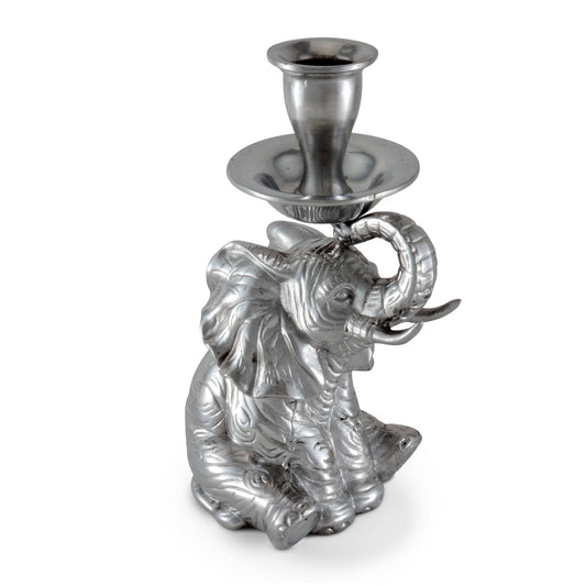 Elephant Taper Candle Holder - themonogram manor 