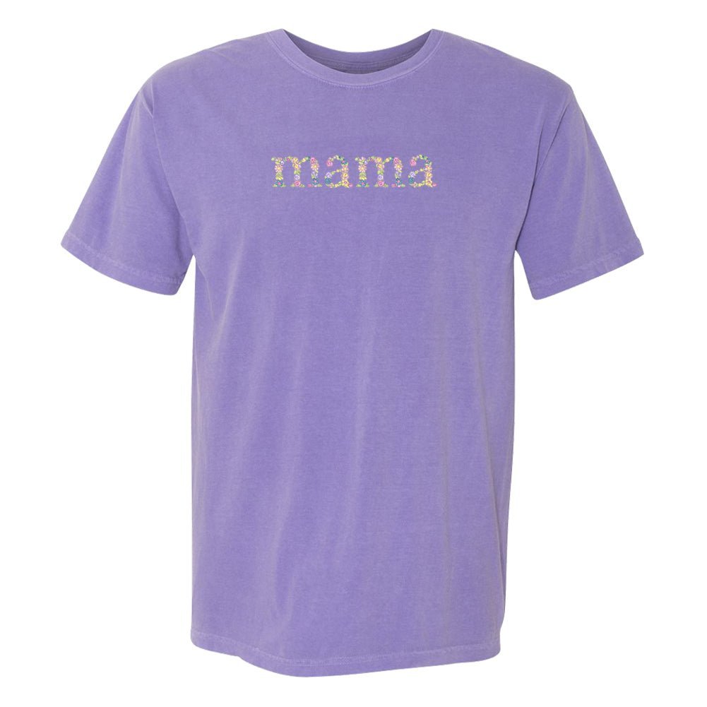 'Floral Mama' Comfort Colors T-Shirt - themonogram manor 