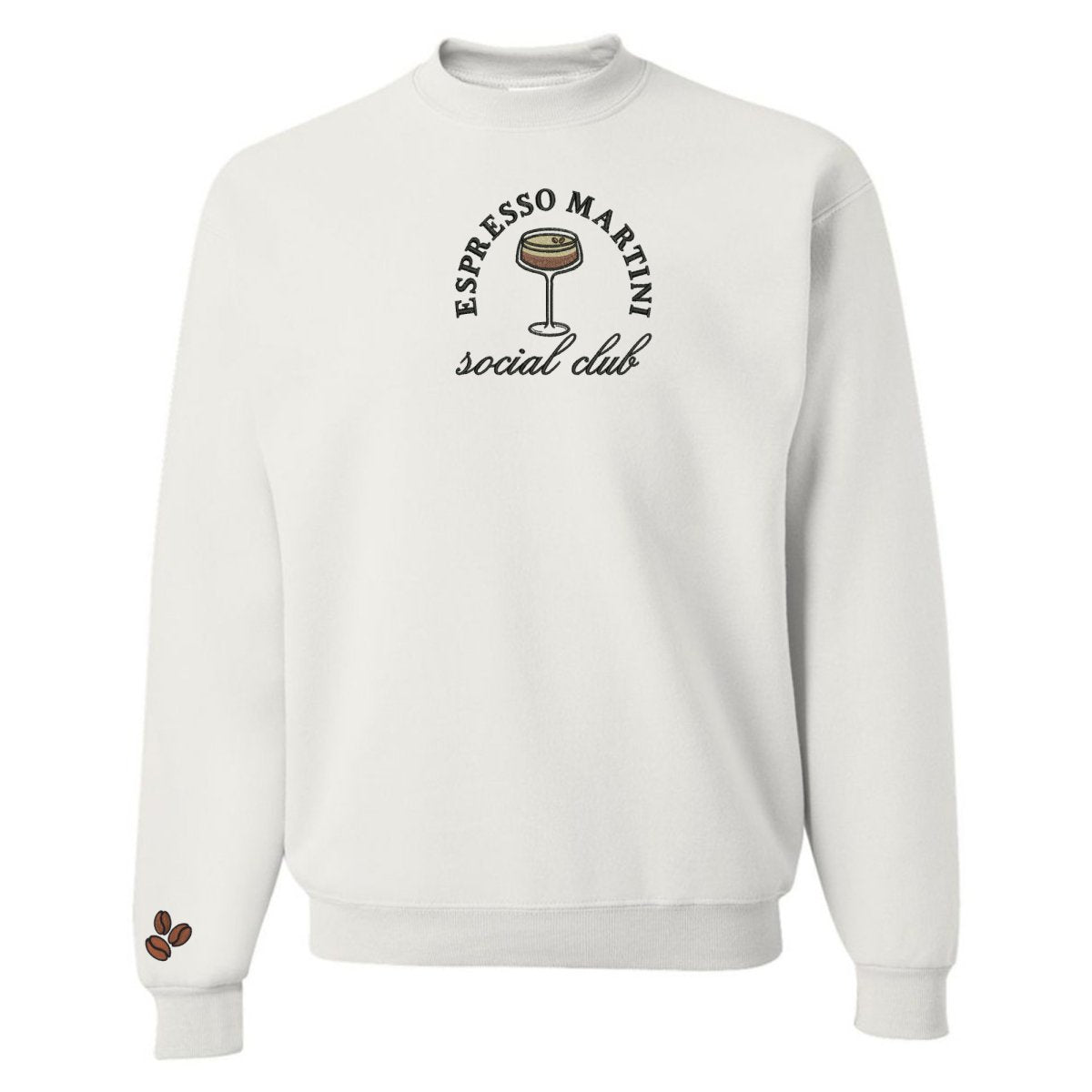 'Espresso Martini Social Club' Crewneck Sweatshirt - themonogram manor 