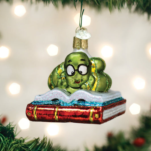Bookworm Ornament - themonogram manor 