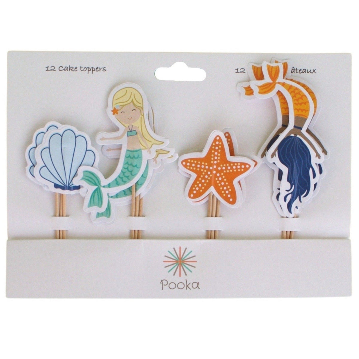 Merry Mermaids Toppers (Set of 12) - themonogram manor 