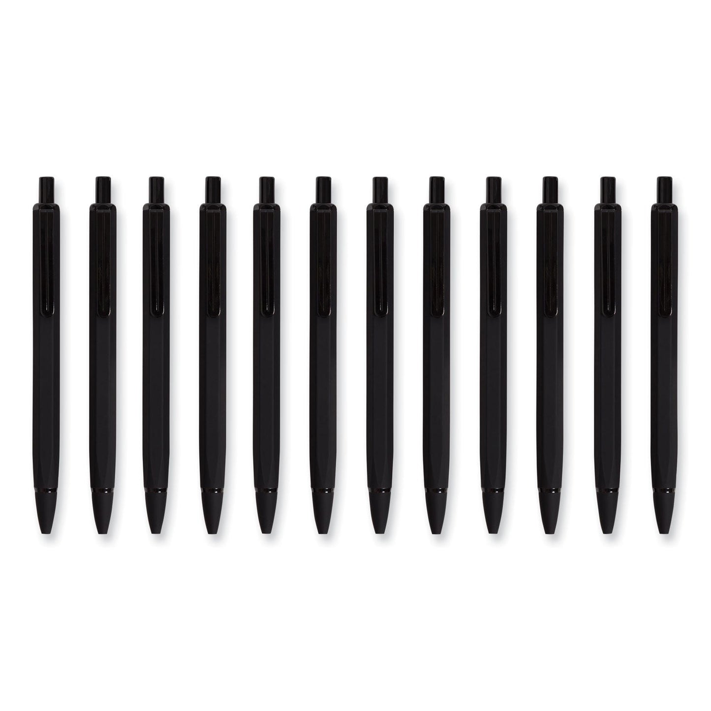 U Brands Cambria Soft Touch Mechanical Pencil, 0.7 mm, HB (2), Black Lead, Black Barrel, 12/Pack - themonogram manor 