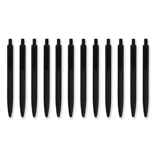 U Brands Cambria Soft Touch Mechanical Pencil, 0.7 mm, HB (2), Black Lead, Black Barrel, 12/Pack - themonogram manor 