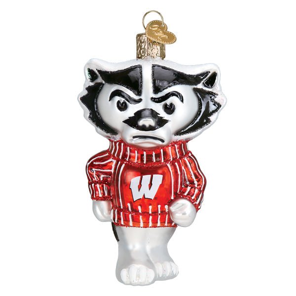 Wisconsin Bucky Ornament - themonogram manor 