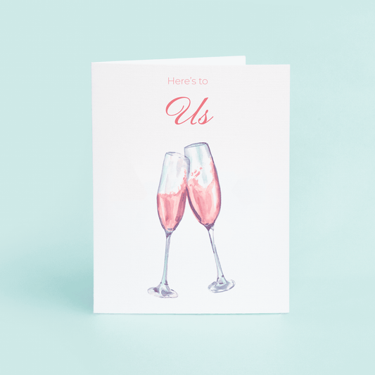 Rosé Clink "Here's To Us" - themonogram manor 