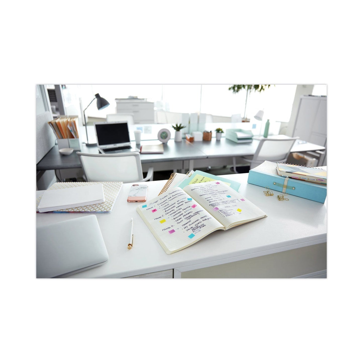Post - it Marking Page Flags in Dispensers, Green, 50 Flags/Dispenser, 12 Dispensers/Pack - themonogram manor 