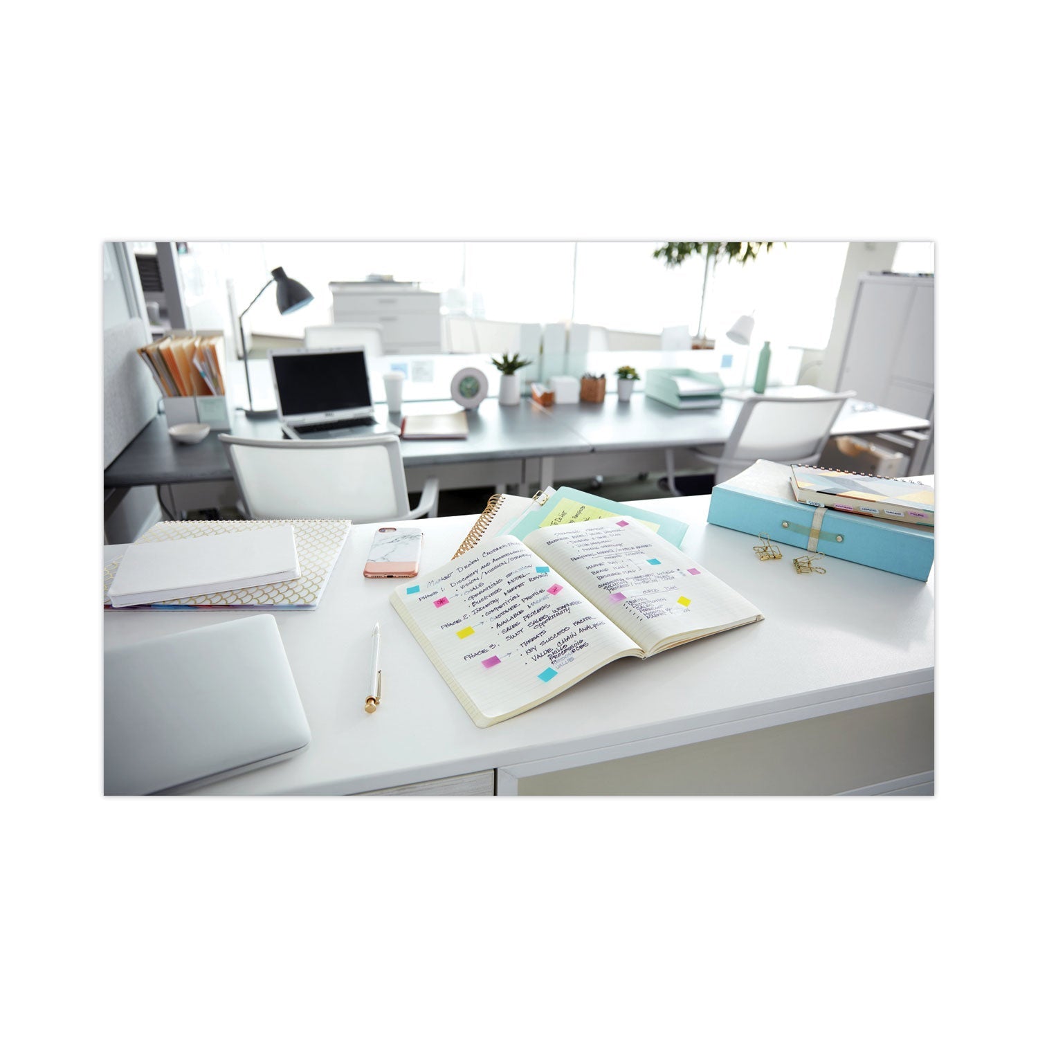 Post - it Marking Page Flags in Dispensers, Green, 50 Flags/Dispenser, 12 Dispensers/Pack - themonogram manor 