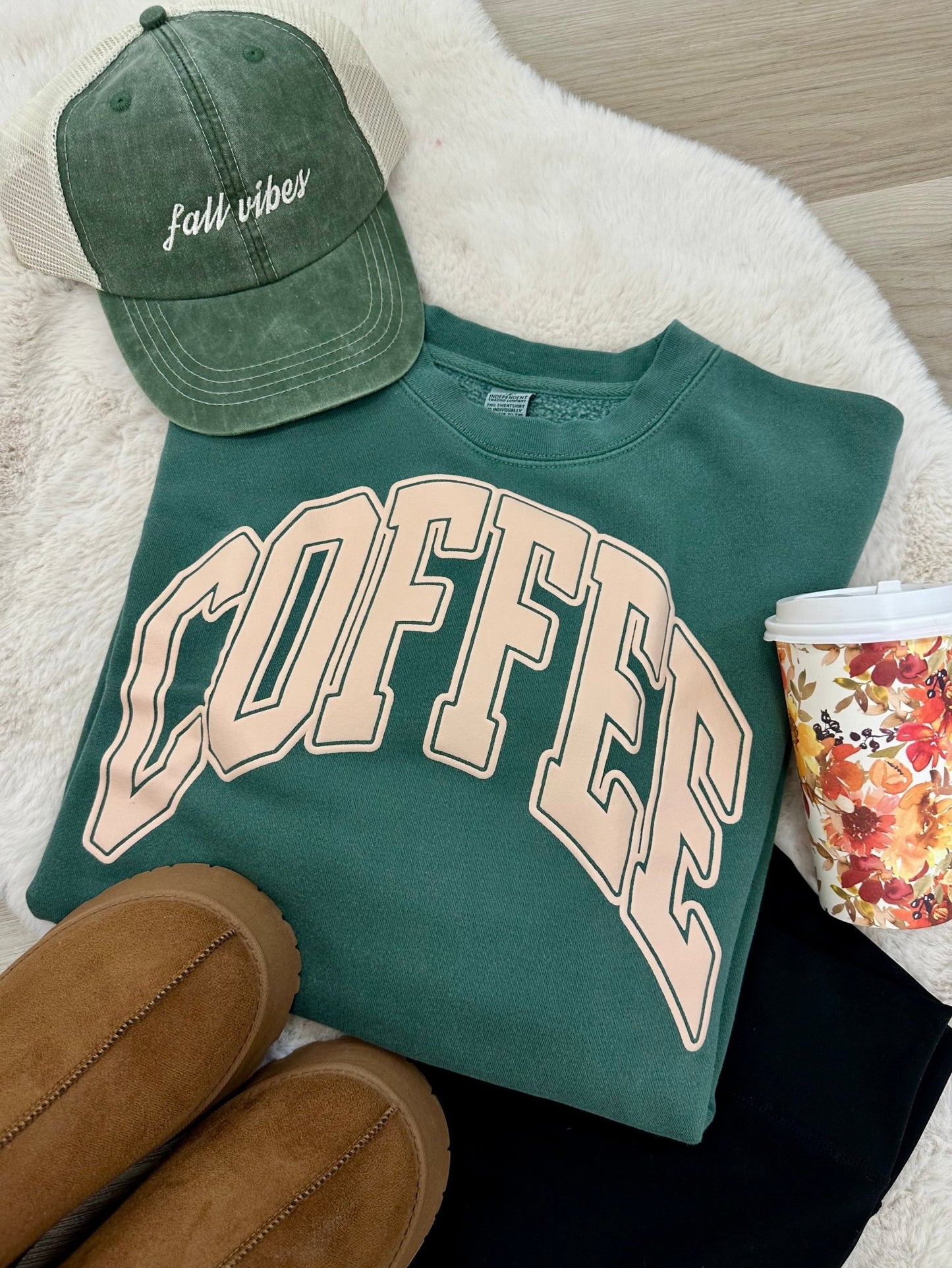 'Coffee' PUFF Cozy Crew - themonogram manor 