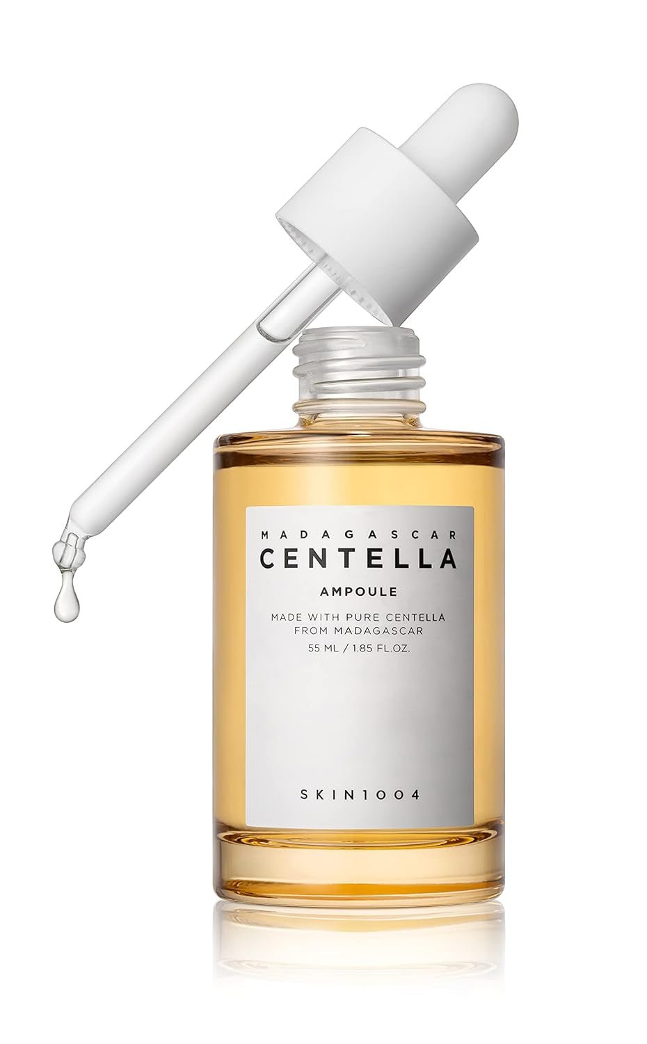 Madagascar Centella Asiatica Ampoule Facial Serum 1.85 Fl.Oz, 55Ml, Soothes Acne Prone and Sensitive Skin - themonogram manor 
