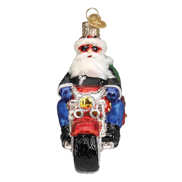 Biker Santa Ornament - themonogram manor 