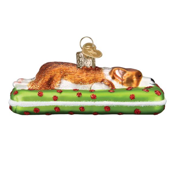 Sleepy Corgi Ornament - themonogram manor 