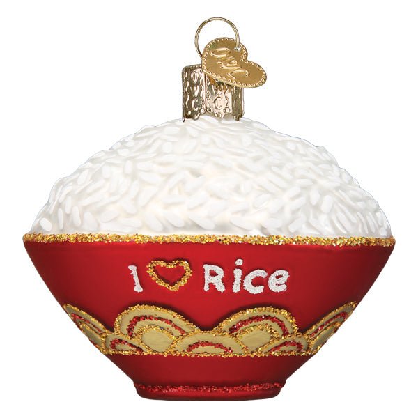 Bowl Of Rice Ornament - themonogram manor 