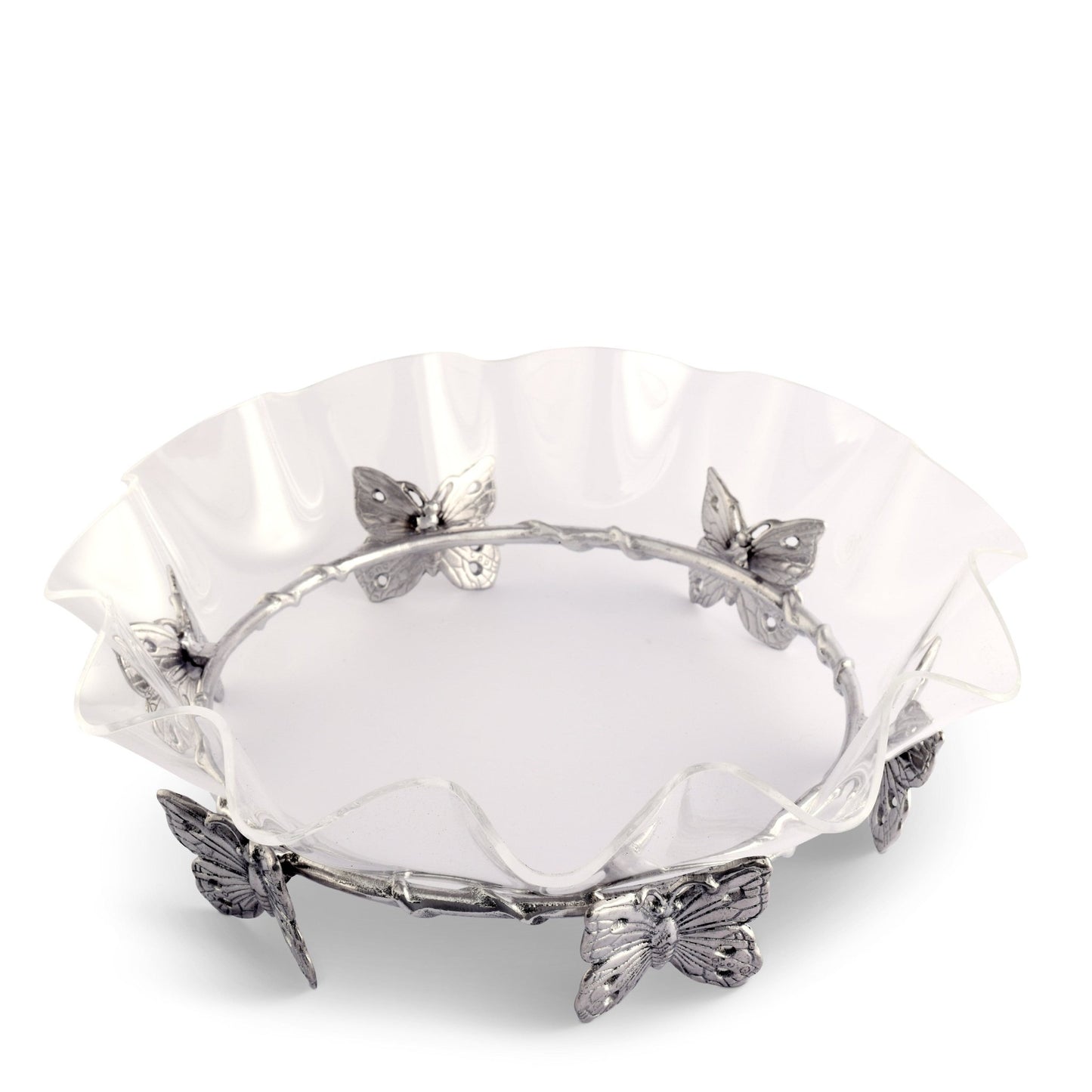 Butterfly Stand Acrylic Bowl 16 - themonogram manor 