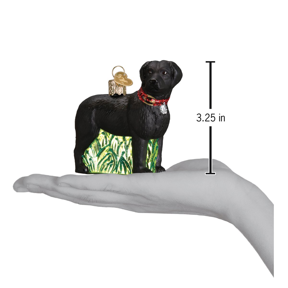 Standing Black Lab Ornament - themonogram manor 