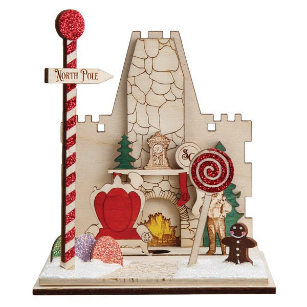 Santa's Magic Castle Ornament - themonogram manor 