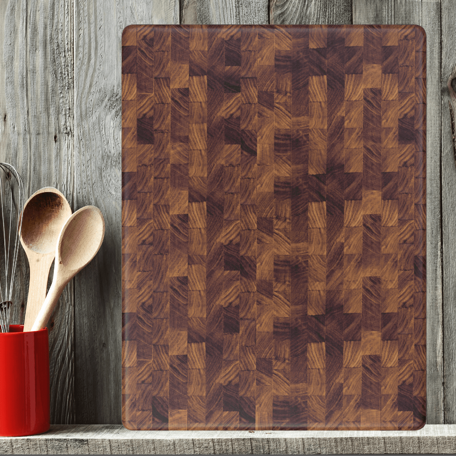 Medium End Grain Walnut Wood Butcher Block - themonogram manor 