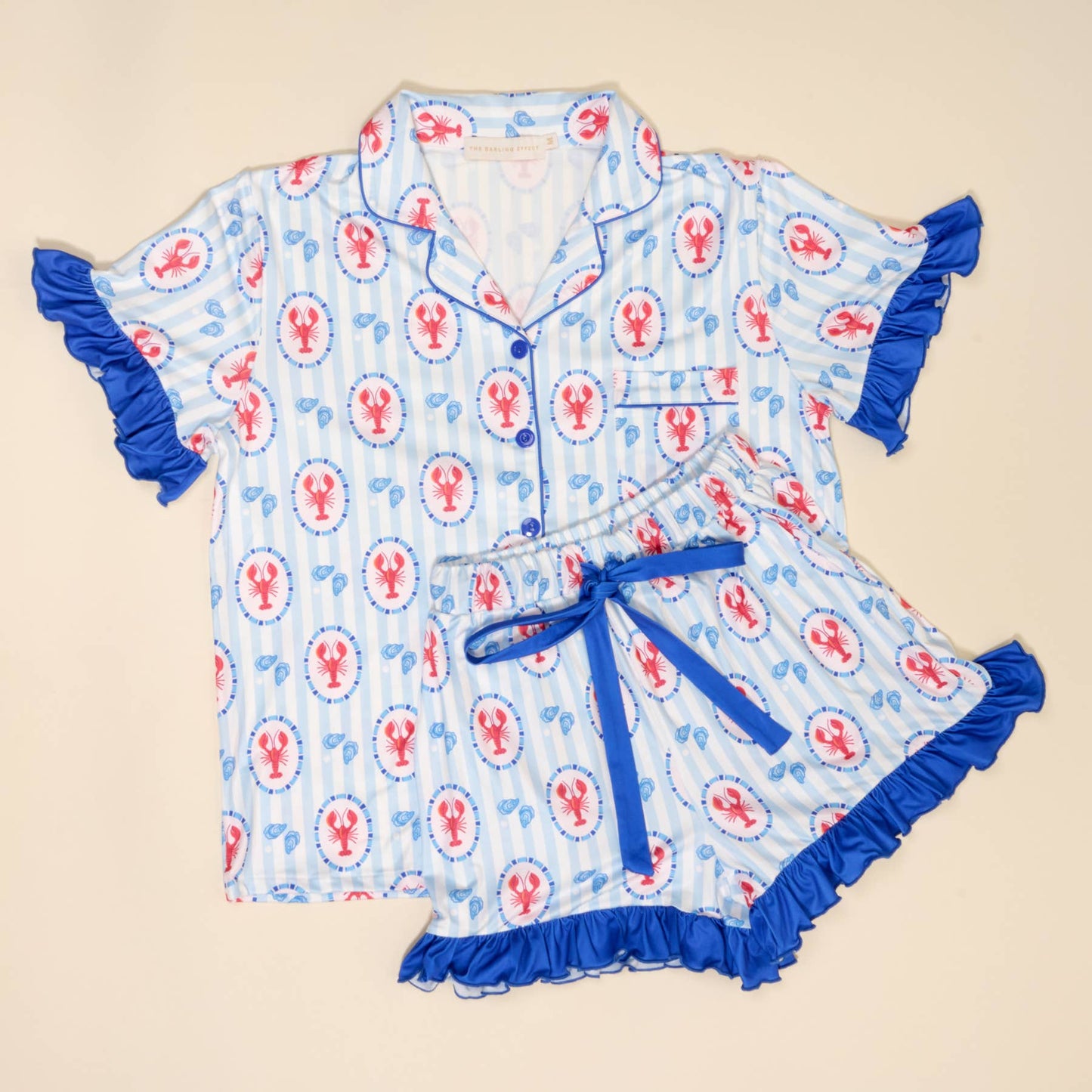 Slumber Party Pajama Shorts Set–Harbor House - themonogram manor 