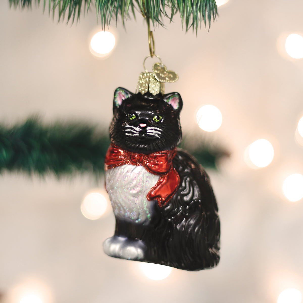 Tuxedo Kitty Ornament - themonogram manor 