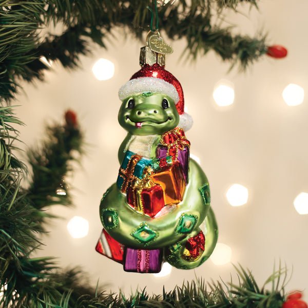 Santa Snake Ornament - themonogram manor 