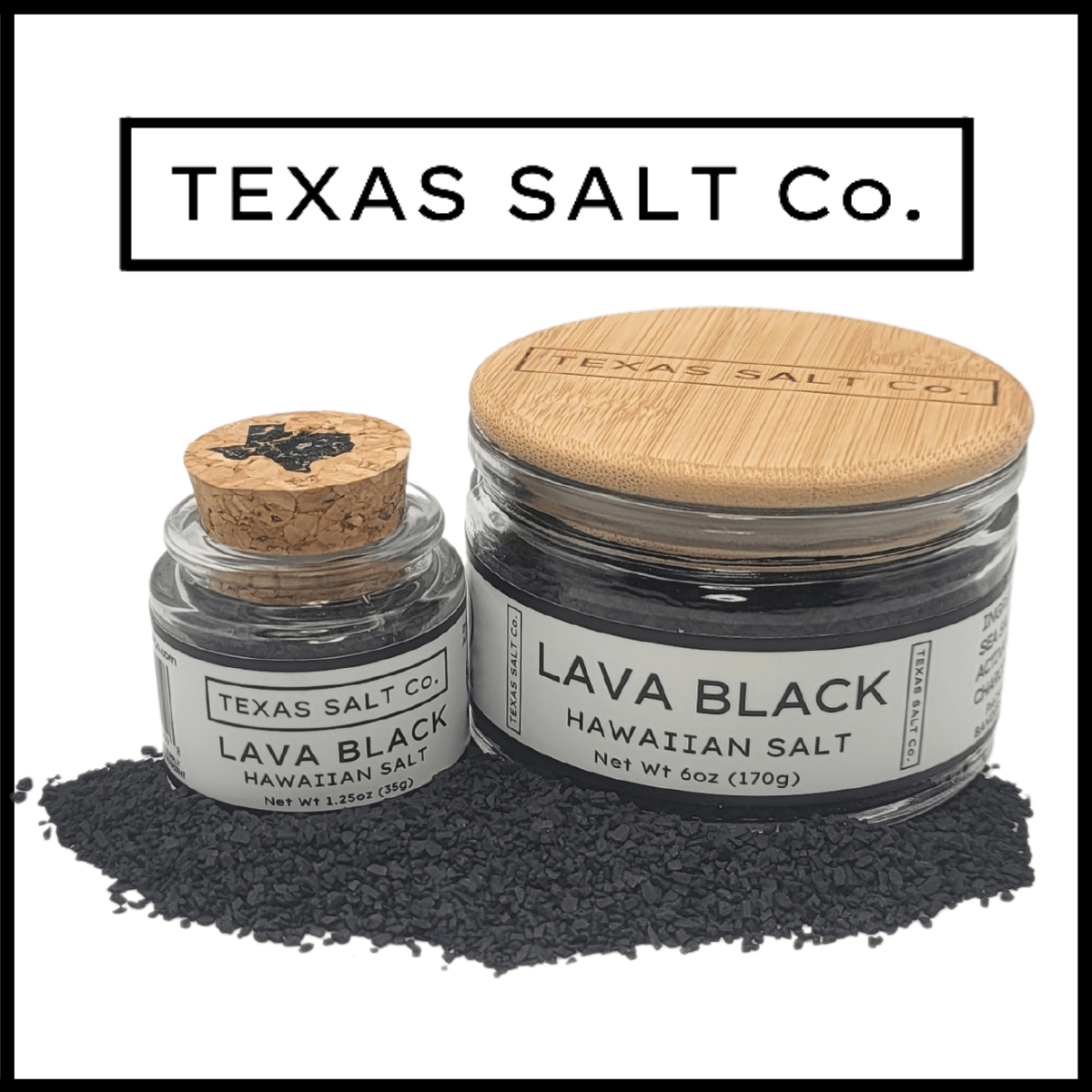 Lava Black Hawaiian Salt - themonogram manor 