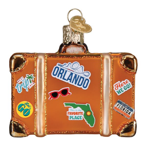 Orlando Suitcase Ornament - themonogram manor 