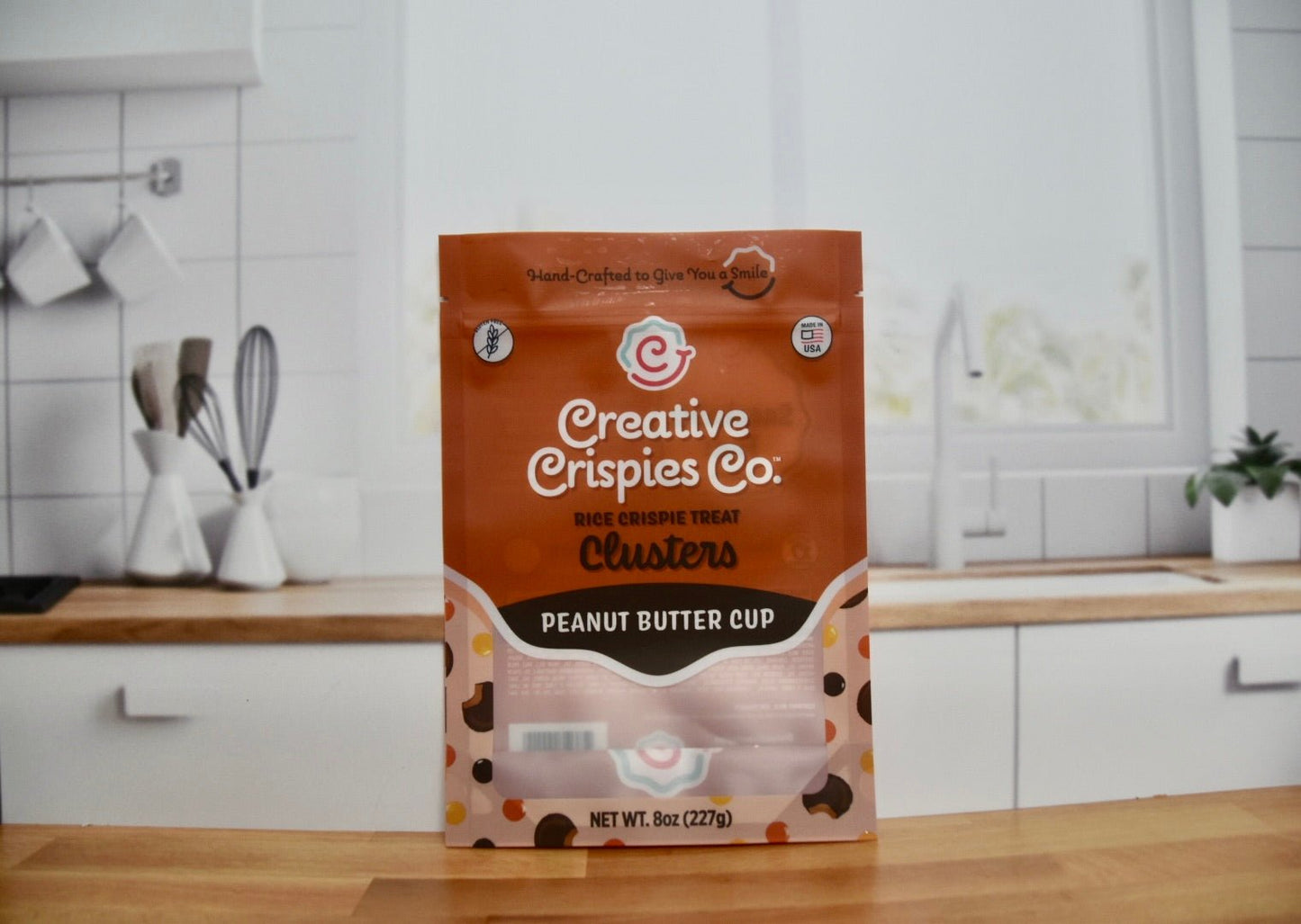 "Clusters" Chocolate Peanut Butter Cup Crispie Mix Clusters - themonogram manor 