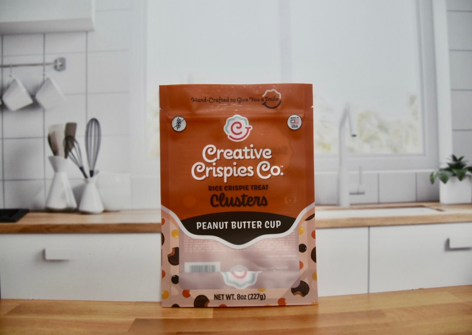 "Clusters" Chocolate Peanut Butter Cup Crispie Mix Clusters - themonogram manor 