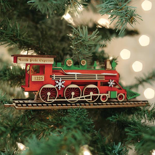 Santa's NP Express Engine - themonogram manor 