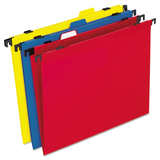Pendaflex 2 - in - 1 Colored Poly Folders with Built - in Tabs, Letter Size, 1/3 - Cut Tabs, Assorted Colors, 10/Pack - themonogram manor 