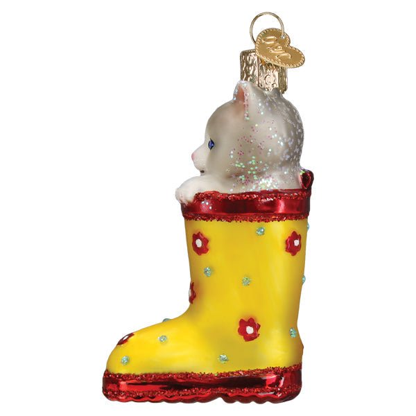 Kitten In Rain Boot Ornament - themonogram manor 