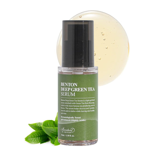 Deep Green Tea Serum 30Ml (1.01 Fl.Oz.)_New - Nourishing & Hydrating Facial Serum for Oily and Sensitive Skin, Skin Soothing - themonogram manor 
