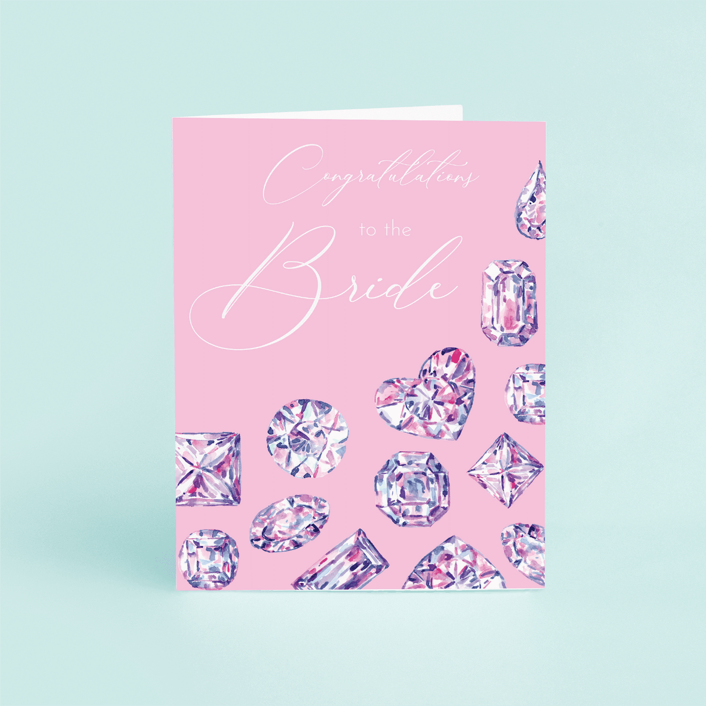 Pink Diamonds "Congratulations to the Bride" - themonogram manor 
