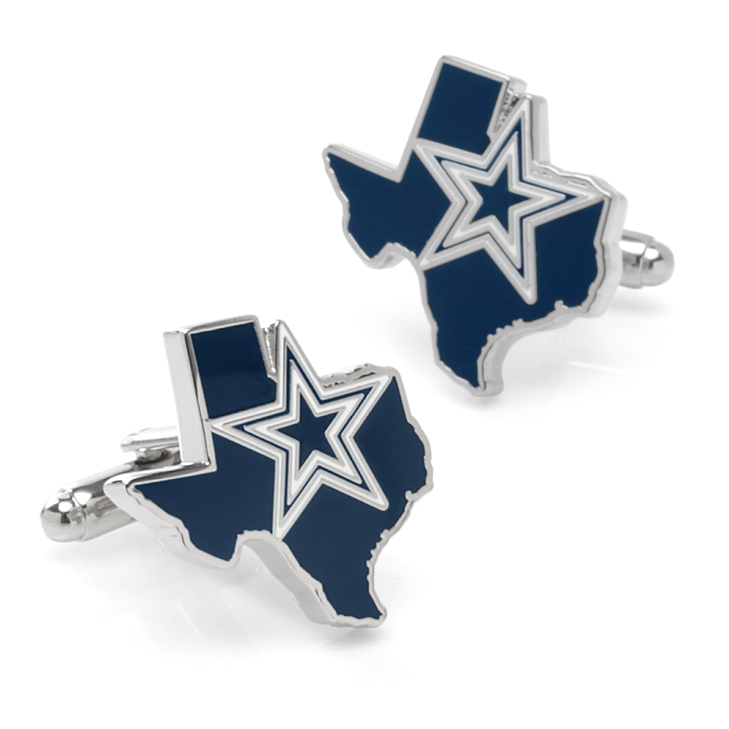 NFL Dallas Cowboys State Shaped Cufflinks - themonogram manor 