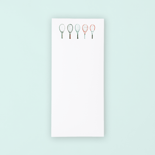 Tennis Rackets Lists Pad - themonogram manor 